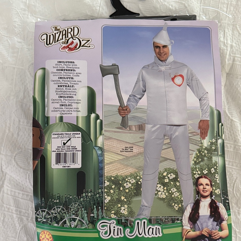 Tin Man Kids Costume - Silver